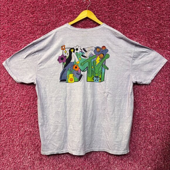 MTV 90's Era Aesthetic Graphic Design T-Shirt 2XL - Picture 1 of 4